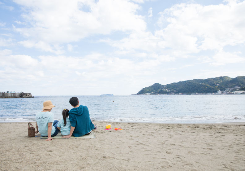 山と海の景色が広がる伊豆多賀