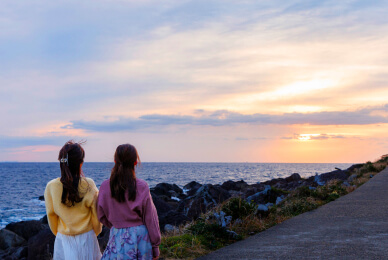 宿泊ならではの絶景！